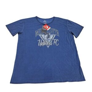 Fanatics Minnesota United FC Graphic Tee Blue Mens XL MLS‎ Soccer